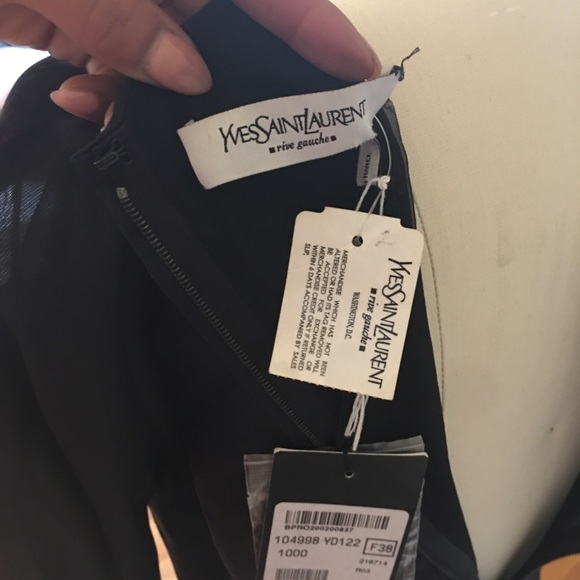 Yves Saint Laurent Vintage black dress - Picture 4 of 5